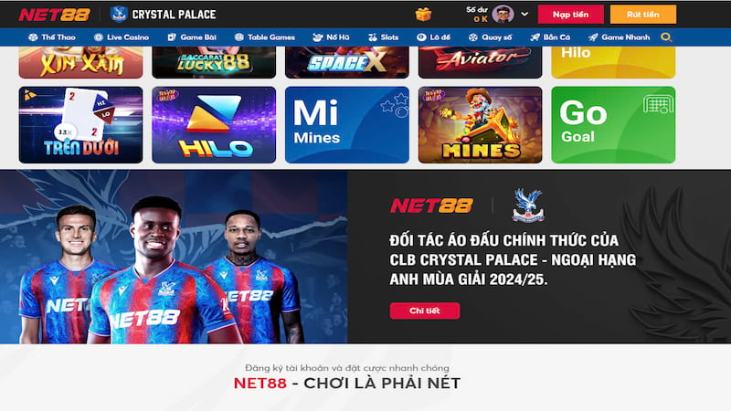 đăng ký vào Net88
